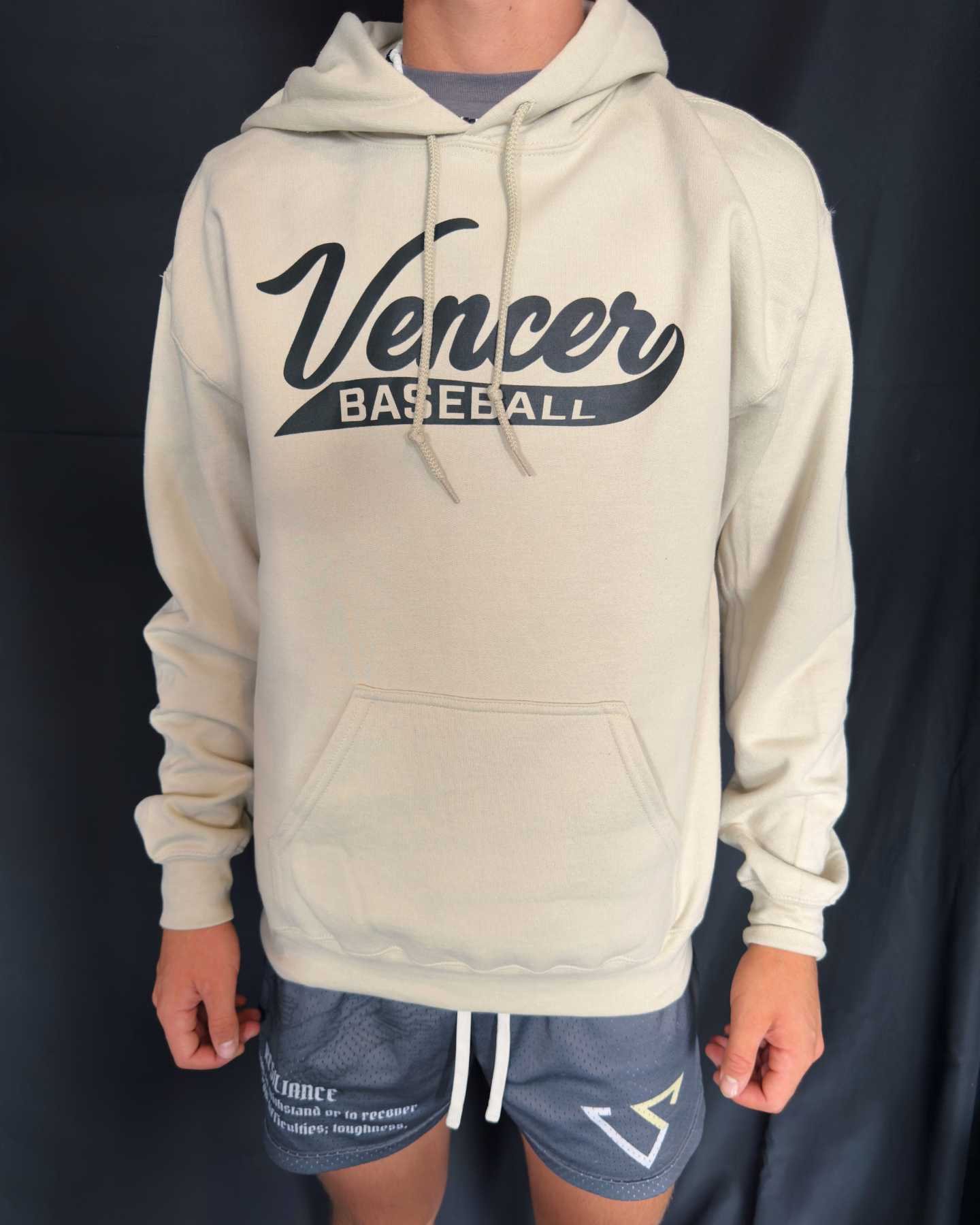 Classic "Vencer Baseball" Logo Hoodie