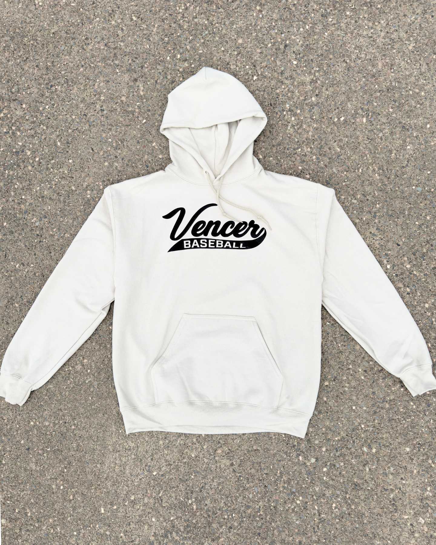 Classic "Vencer Baseball" Logo Hoodie