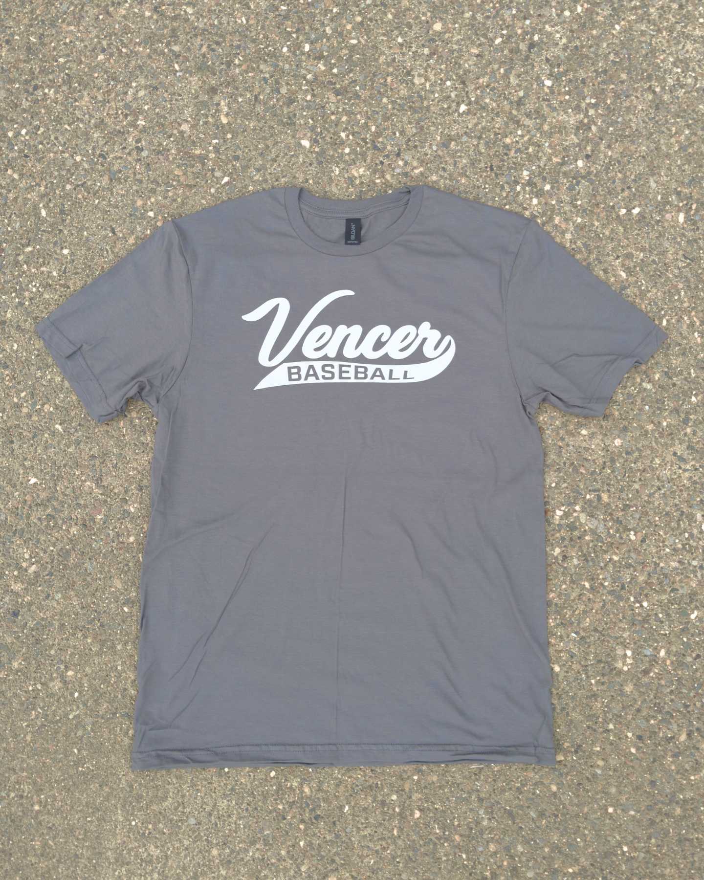 Classic "Vencer Baseball" Logo Tee