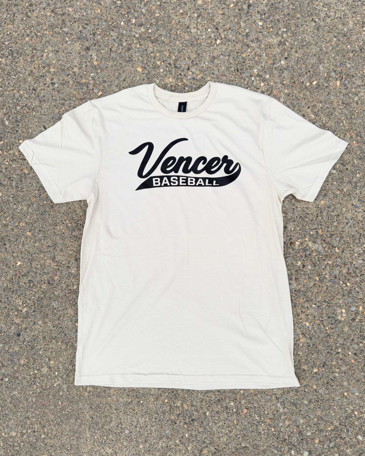 Classic "Vencer Baseball" Logo Tee